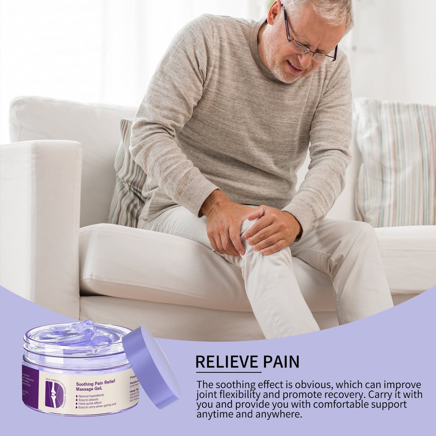 đ„Instant Pain Reliefđ„Joint Pain Treatment Gel (Natural Herbal Ingredients for Joint Health and Pain Treatment)