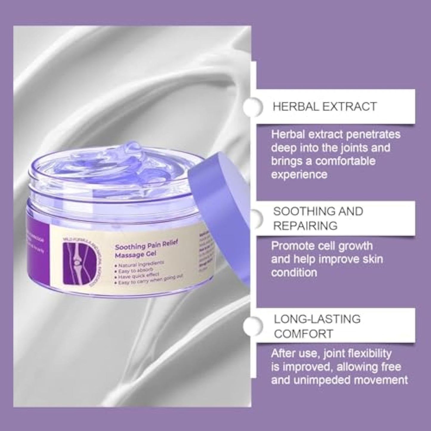 đ„Instant Pain Reliefđ„Joint Pain Treatment Gel (Natural Herbal Ingredients for Joint Health and Pain Treatment)
