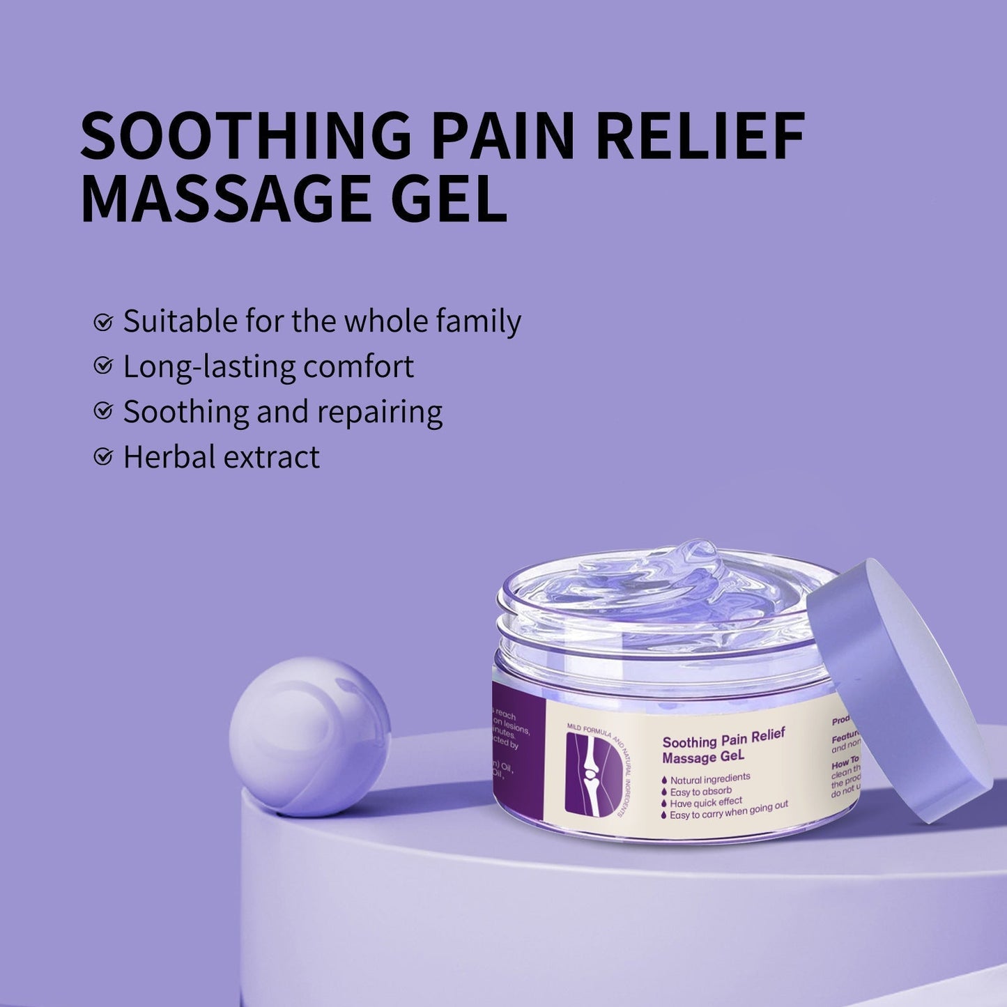 đ„Instant Pain Reliefđ„Joint Pain Treatment Gel (Natural Herbal Ingredients for Joint Health and Pain Treatment)
