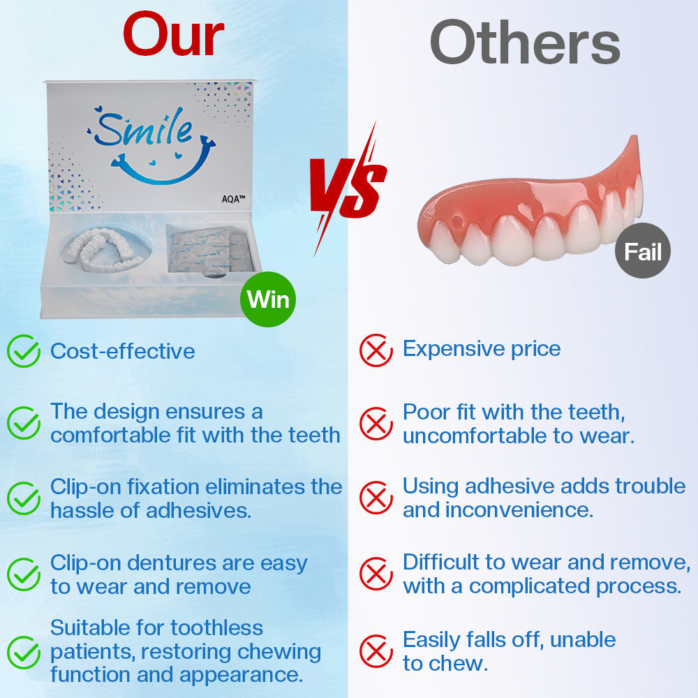 ✅Official Store |AQA™ Moldable Dentures ⭐Obtain Australian Dental Association (ADA) Certification（🦷）