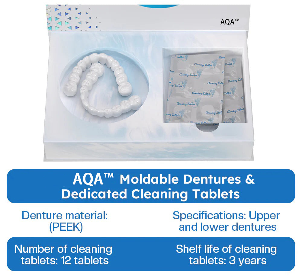 ✅Official Store |AQA™ Moldable Dentures ⭐Obtain Australian Dental Association (ADA) Certification（🦷）